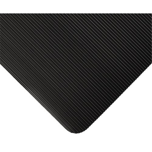 Tapis standard no 381, Ergonomique, 3' x 105' x 1/8", Noir Distribution Jean Lapalme