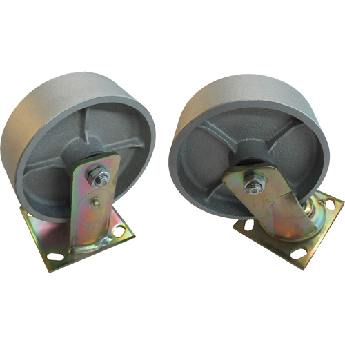 Steel Self-Dumping Hoppers - Caster Sets For Hoppers Distribution Jean Lapalme