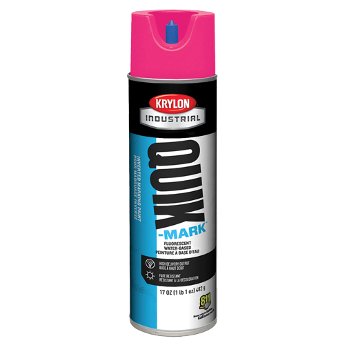 Industrial Quik-Mark Water-Based Inverted Marking Paint, 17 oz., Aerosol Can Distribution Jean Lapalme