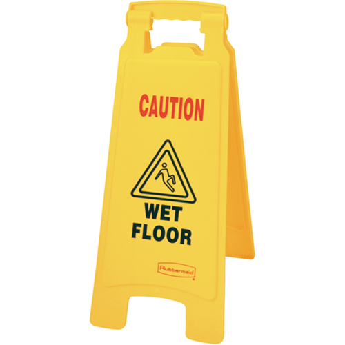 "Wet Floor" Safety Signs, English with Pictogram Distribution Jean Lapalme