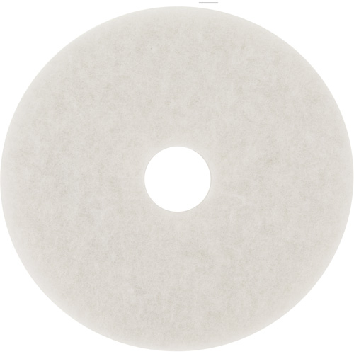 Tampon de polissage pour planchers, 18", Polissage, Blanc Distribution Jean Lapalme