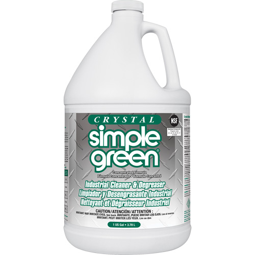 Crystal Simple Green&reg; Industrial Cleaner & Degreaser, 1 gal., Jug Distribution Jean Lapalme