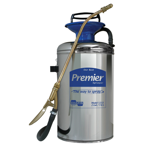 Vaporisateur professionnel s&eacute;rie premi&egrave;re qualit&eacute;, 2 gal. (7,6 L), Acier inoxydable, Lance de 12" Distribution Jean Lapalme