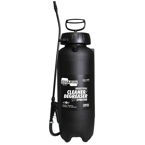 Vaporisateur industriel pour nettoyant & d&eacute;graissant Viton, 3 gal. (11,36 L), Plastique/Poly&eacute;thyl&egrave;ne, Lance de 18" Distribution Jean Lapalme