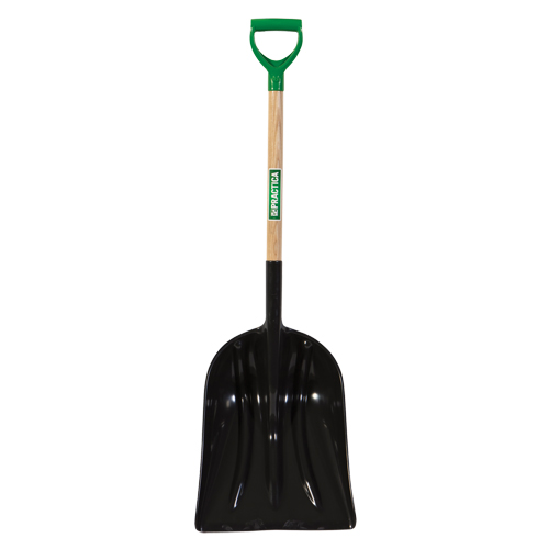 Grain & Coal Scoop Shovel, Wood, Polypropylene Blade, D-Grip Handle, 30-1/4" Length Distribution Jean Lapalme