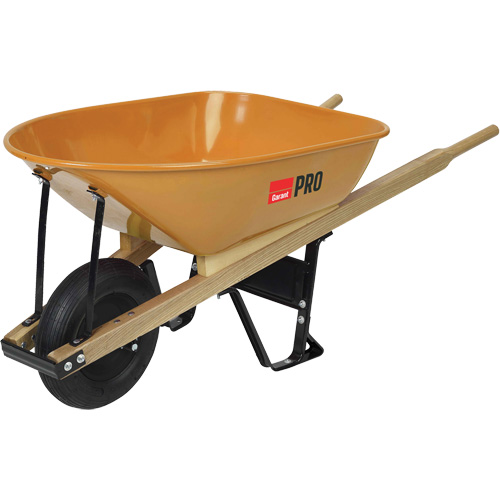Pro Heavy-Duty Wheelbarrow, 6 cu. ft., Steel Tray Distribution Jean Lapalme