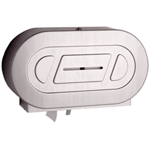 Twin Jumbo Toilet Paper Dispenser, Multiple Roll Capacity Distribution Jean Lapalme