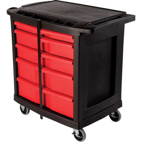 5-Drawer Mobile Work Centre, Plastic Surface Distribution Jean Lapalme