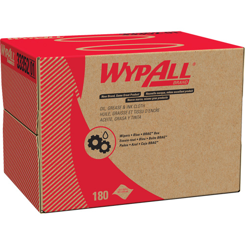 WypAll&reg; Oil, Grease & Ink Cloth, Specialty, 16-4/5" L x 12" W Distribution Jean Lapalme