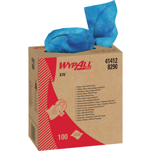 Chiffons industriels de qualit&eacute; sup&eacute;rieure X70 WypAll, Robuste, 16-4/5" lo x 8-1/3" la Distribution Jean Lapalme