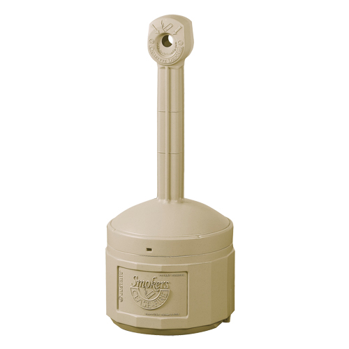 Cendriers Smoker's Cease-Fire, Sur pied, Plastique, Capacit&eacute; 4 gal. US, Hauteur 38-1/2" Distribution Jean Lapalme