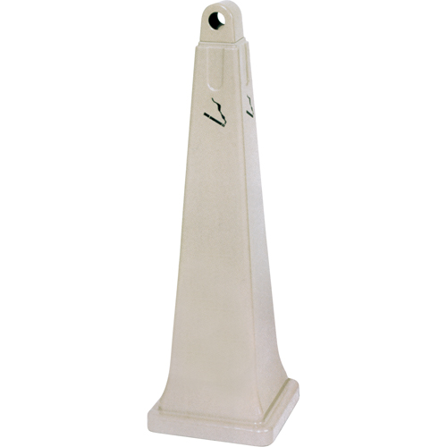 Groundskeeper Cigarette Waste Collectors, Free-Standing, Plastic, 1 US gal. Capacity, 39-3/4" Height Distribution Jean Lapalme