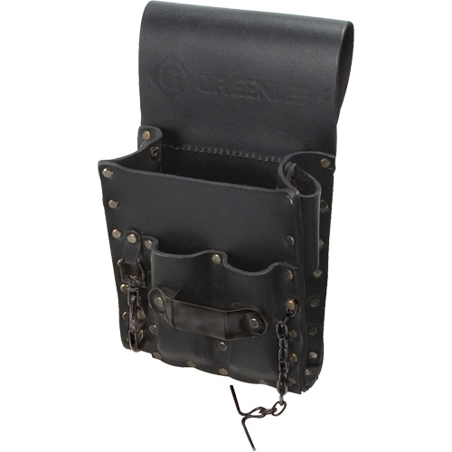 Poche pour ceinture porte-outils, Porte-outil multiple, Cuir, 5 Poches Distribution Jean Lapalme
