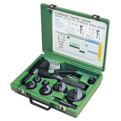 Ensemble de poinçonnage hydraulique Quick Draw 90 avec poinçons SlugBuster Distribution Jean Lapalme