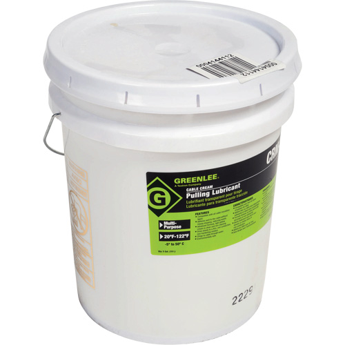 Lubrifiant en cr&egrave;me pour tirage de c&acirc;ble, Seau Distribution Jean Lapalme