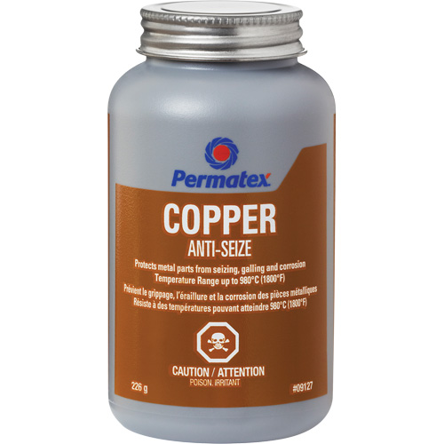 Copper Anti-Seize, 227 g, Brush Top Can, 1800°F (982°C) Max Temp. Distribution Jean Lapalme