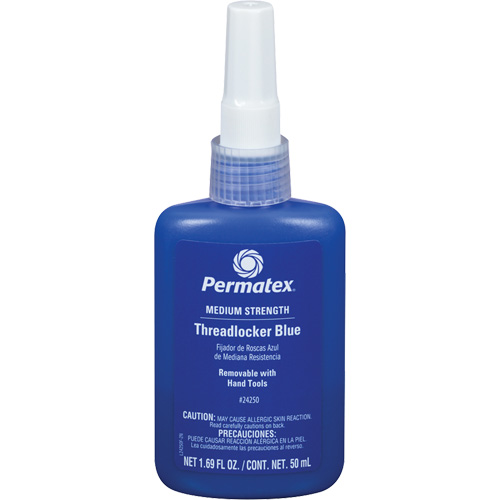 Adh&eacute;sif frein-filet &agrave; adh&eacute;rence amovible, Bleu, Moyen, 50 ml, Bouteille Distribution Jean Lapalme
