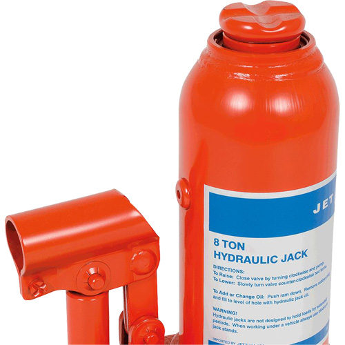 JHJ-8 Crics &agrave; bouteille pour usage tr&egrave;s intensif, 8 tonne(s), 15-3/8" Hauteur &eacute;lev&eacute;e Distribution Jean Lapalme