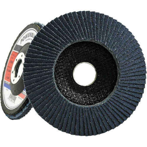 PowerBlend&reg; Flap Disc, 4-1/2" x 7/8", Type 29, Z40 Grit, Zirconia Alumina Distribution Jean Lapalme