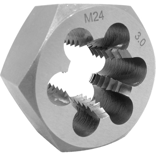 Metric Hex Die, 1" Dia., 8 mm-1 Thread, Alloy Steel Distribution Jean Lapalme
