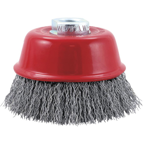 Brosse-boisseau &agrave; fils cr&ecirc;p&eacute;s, 3-1/4", Fils 0,014" Distribution Jean Lapalme