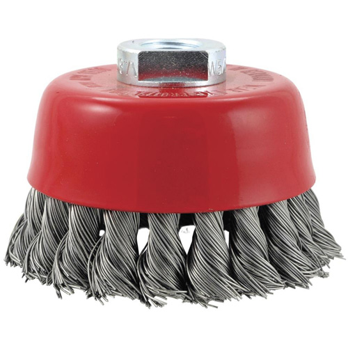 Brosse boisseau &agrave; fils nou&eacute;s torsad&eacute;s haute performance CK3201M14, 3" dia. Distribution Jean Lapalme