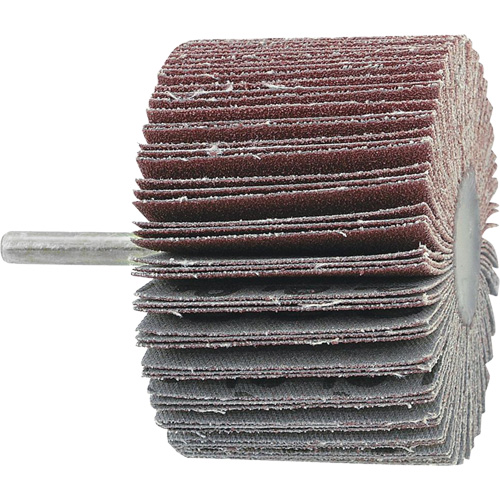 Disque &agrave; lamelles mont&eacute; sur mandrin, Grain A120, 1-1/2" x 1" x 1/4" Distribution Jean Lapalme