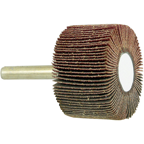 Shaft Mounted Flapwheel, 80 Grit, 1-1/2" x 1" x 1/4" Distribution Jean Lapalme