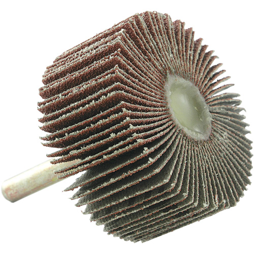 Mounted Flapwheel, 60 Grit, 2" x 1" x 1/4" Distribution Jean Lapalme