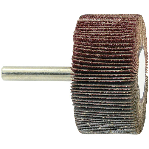 Shaft Mounted Flapwheel, 80 Grit, 2" x 1" x 1/4" Distribution Jean Lapalme