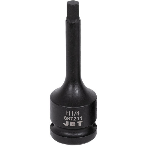 Impact Bit Socket, Hex, 1/4" x 3" L, 1/2" Drive Distribution Jean Lapalme