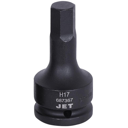 Impact Hex Bit, Hex, 17 mm x 3/4" Drive Distribution Jean Lapalme
