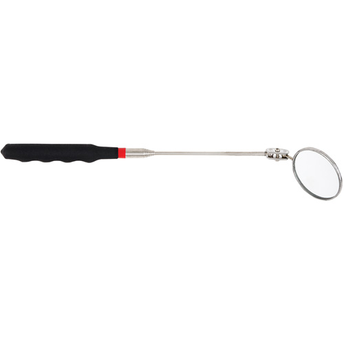 Round Face Telescopic Mirror, Circular, 2-1/4" L x 2-1/4" W, Telescopic Distribution Jean Lapalme
