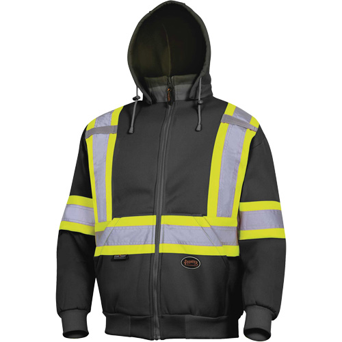 6925BK Chandail &agrave; capuchon, 3T-Grand, Noir Distribution Jean Lapalme