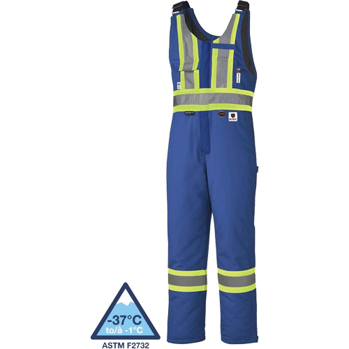 5524A Combinaison de s&eacute;curit&eacute; matelass&eacute;e ignifuge &agrave; haute visibilit&eacute;, 2T-Grand, Bleu royal Distribution Jean Lapalme
