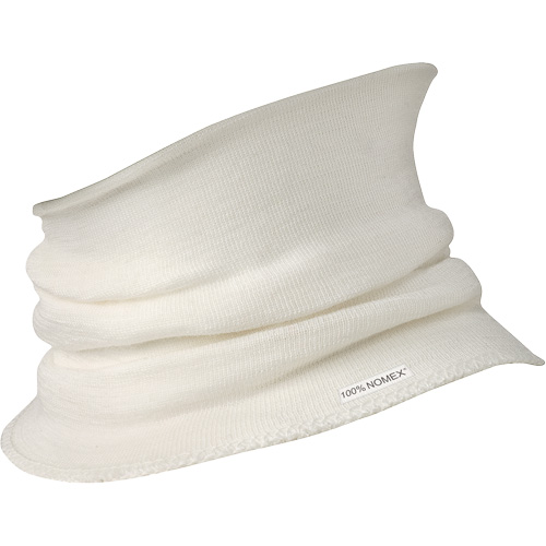 C207 Chauffe-cou & pare-vent, Blanc, Nomex Distribution Jean Lapalme