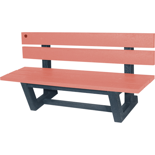 Bancs de parc d'ext&eacute;rieur, Plastique recycl&eacute;, 60" lo x 22-13/16" la x 29-13/16" h, S&eacute;quoia Distribution Jean Lapalme