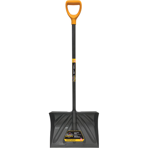 Pro Snow Shovel, Polypropylene Blade, 13-1/2" Wide, D-Grip Handle Distribution Jean Lapalme