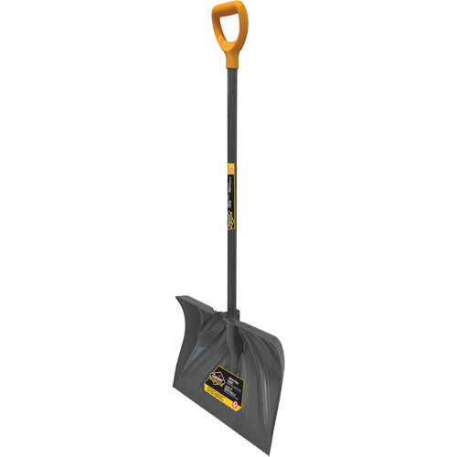 Pro Snow Shovel, Polypropylene Blade, 13-1/2" Wide, D-Grip Handle Distribution Jean Lapalme
