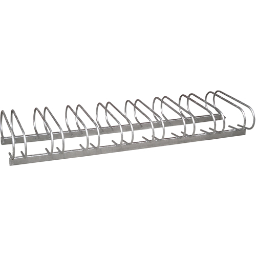Style Bicycle Rack, Galvanized Steel, 8 Bike Capacity Distribution Jean Lapalme