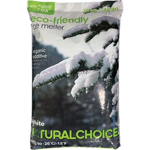 Natural Choice Ice Melters, Bag, 44 lbs.(20 kg), -26°C (-14.8°F) Melting Point Distribution Jean Lapalme