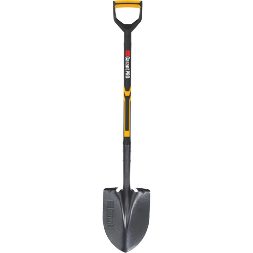 Pelle ronde Pro, Lame Acier durci, Fibre de verre, Manche Prise en D Distribution Jean Lapalme