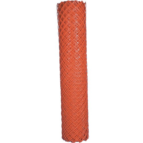 Cl&ocirc;ture s&eacute;curitaire, 50' lo x 4' la, Orange Distribution Jean Lapalme