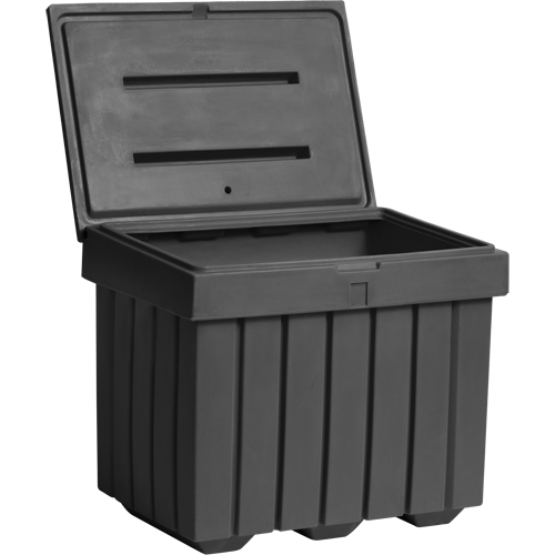 Conteneur d'entreposage &eacute;conomique pour sel/sable, 32" x 23" x 27-1/2", 10 pi³, Gris Distribution Jean Lapalme