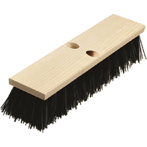 Heavy-Duty Street Broom, 16", Coarse/Stiff, Polypropylene Bristles Distribution Jean Lapalme
