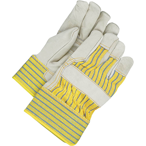 Gants d'ajusteur avec paume renforc&eacute;e, Taille unique, Paume en Cuir fleur de vache, Doublure en Molleton Distribution Jean Lapalme