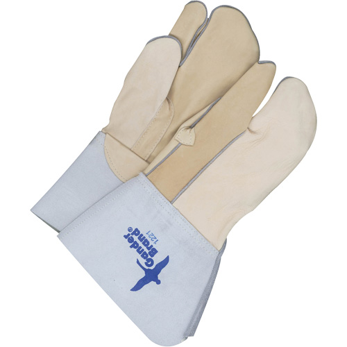 One-Finger Leather Mitts, Grain Cowhide, Size 11 Distribution Jean Lapalme