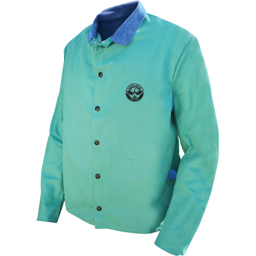 Veste de soudage Gander Brand Banox FR, Coton, 3T-Grand, Vert Distribution Jean Lapalme