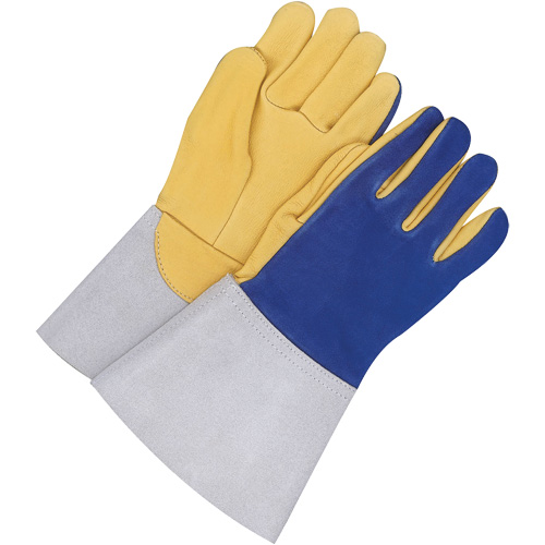 TIG Welder Gloves with 5.5" Cuff, Grain Deerskin, Size 10 Distribution Jean Lapalme