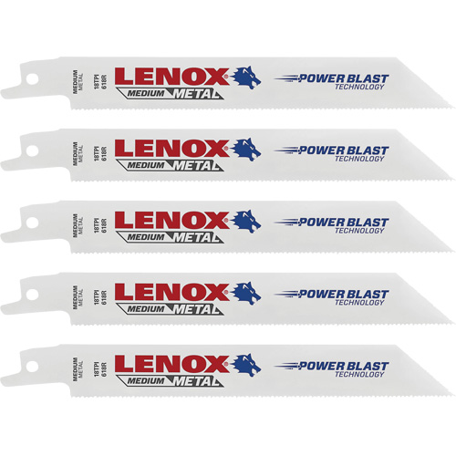 Lames de scie &agrave; m&eacute;taux, Bim&eacute;tal, 18 Dents par pouce, 6" lo x 3/4" la Distribution Jean Lapalme